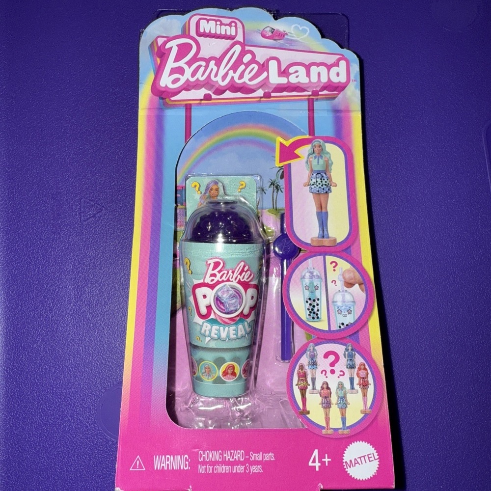 Barbie Mini‎ BarbieLand Pop Reveal Dolls 1.5-inch Doll Surprise Sensory Reveal